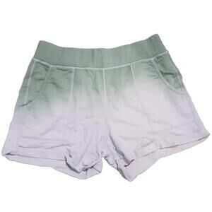 NEW‎ Sundays Isabelle Knit Dip Dye Casual Shorts in Aqua Foam Juniors Size 3